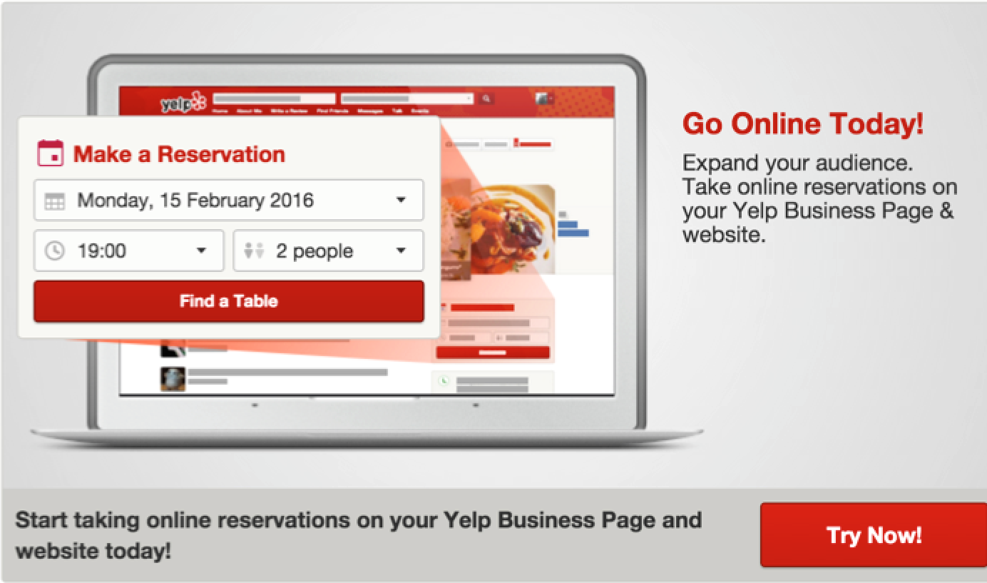 Yelp Reservations