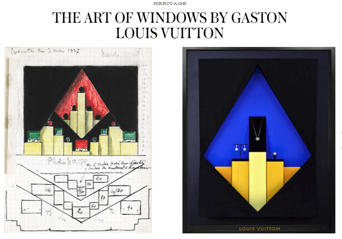 LOUIS VUITTON - Louis Vuitton Heritage THE ART OF WINDOWS BY GASTON LOUIS  VUITTON