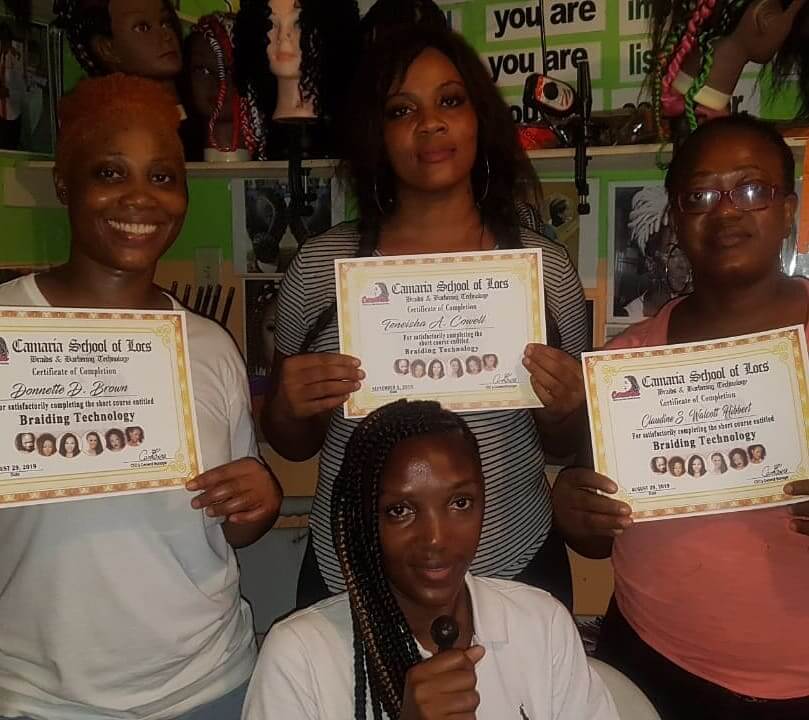 Camaria Beauty School. Graduates.