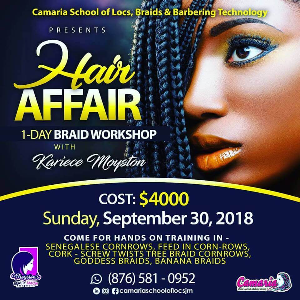 Camaria Beauty School. Hair Affair Workshop.