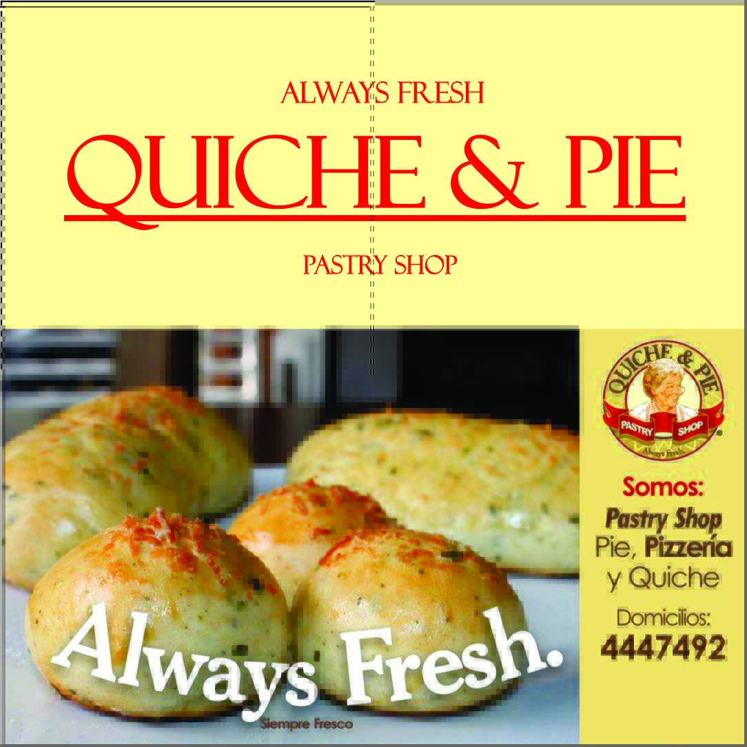 Quiche & Pie. Post promocional.